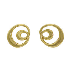 Twist stud earrings by Ottoman Hands